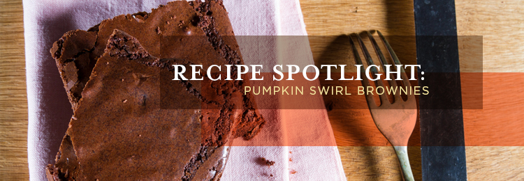 Pumpkin Swirl Brownie