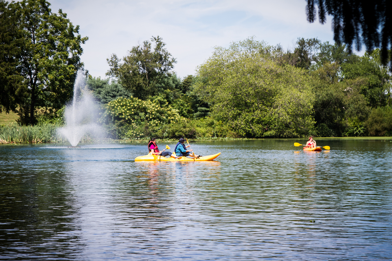 Kayaks on Lake
