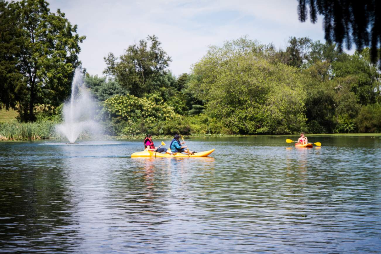 Kayaks on Lake