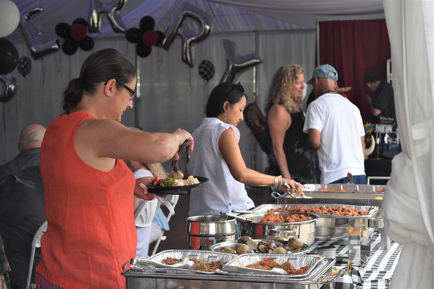 Red, White, and Blue Picnic Spread