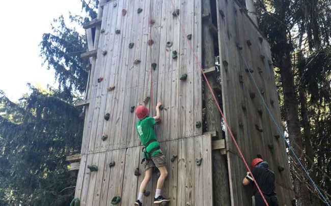rock climbing wall central nj