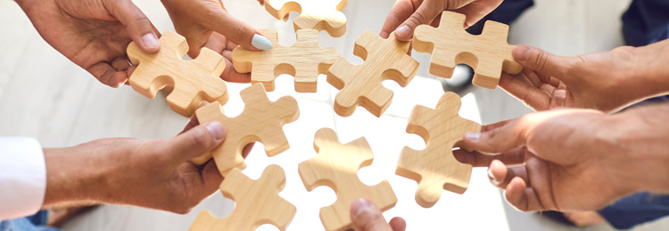 Company employees playing game
