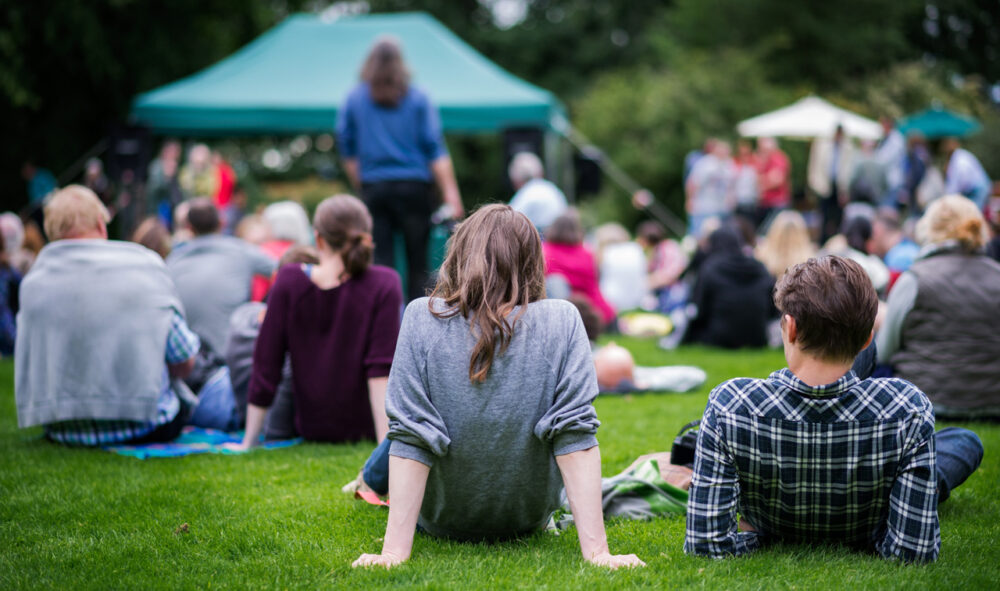 outdoors music community event