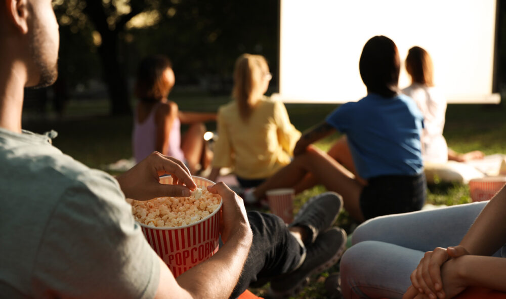 watching movie