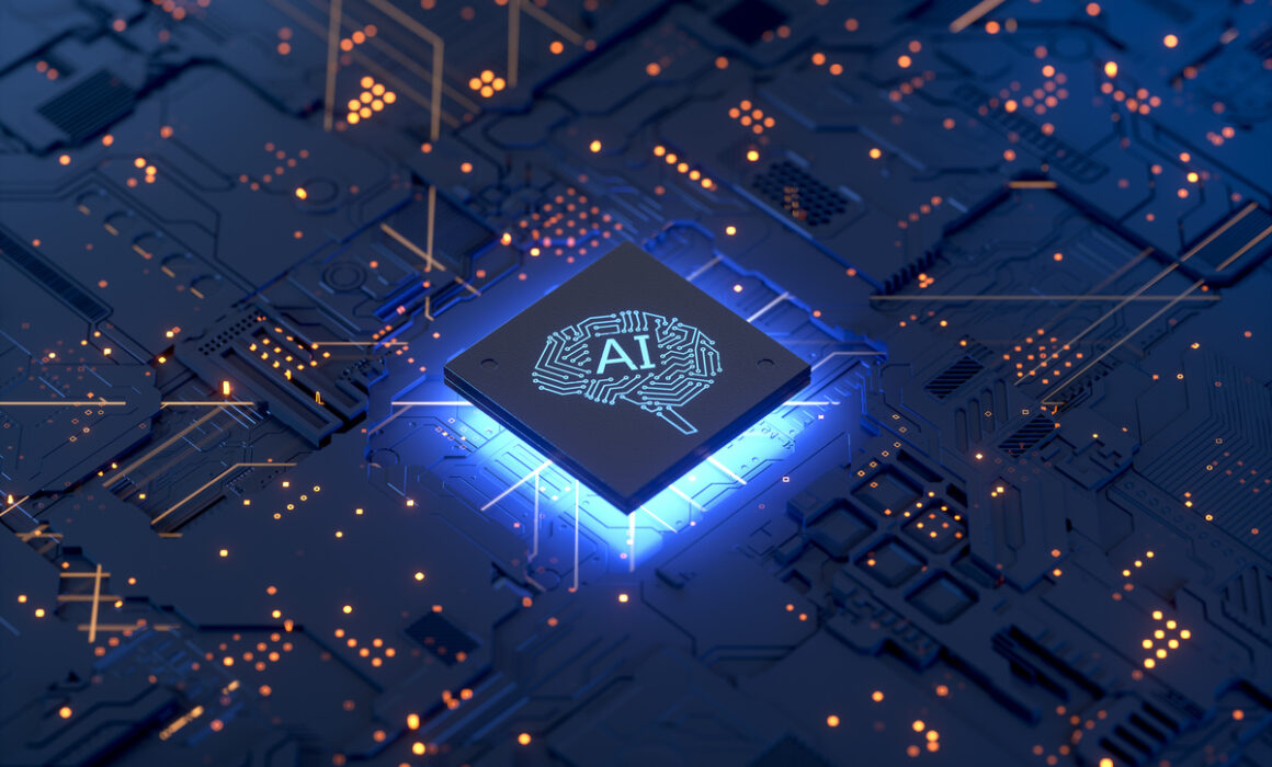 AI, Artificial Intelligence concept,3d rendering,conceptual imag